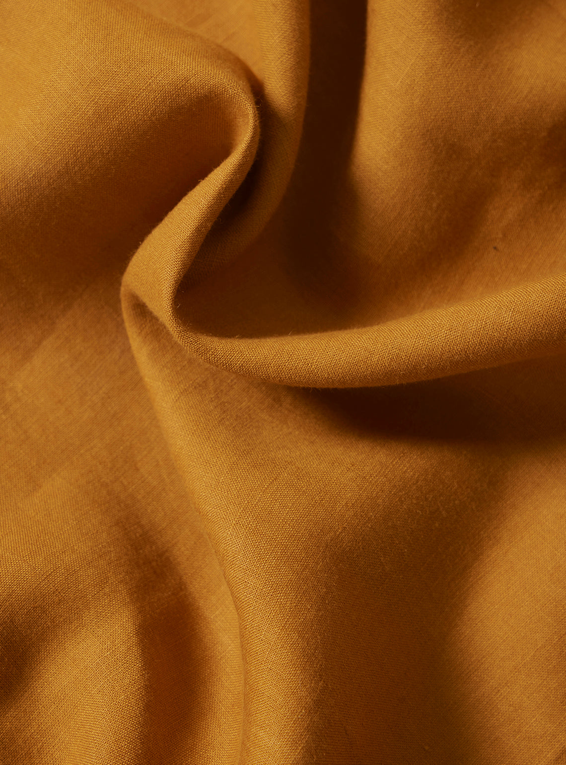 Amber Mustard Linen Shirt