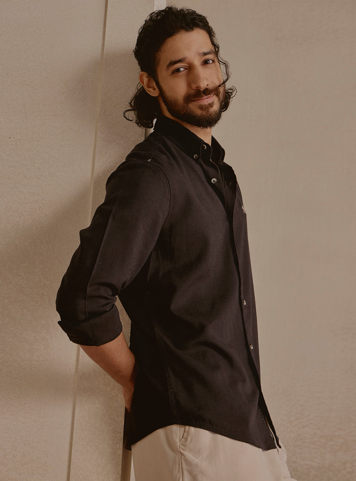 Drift Brown Linen Shirt
