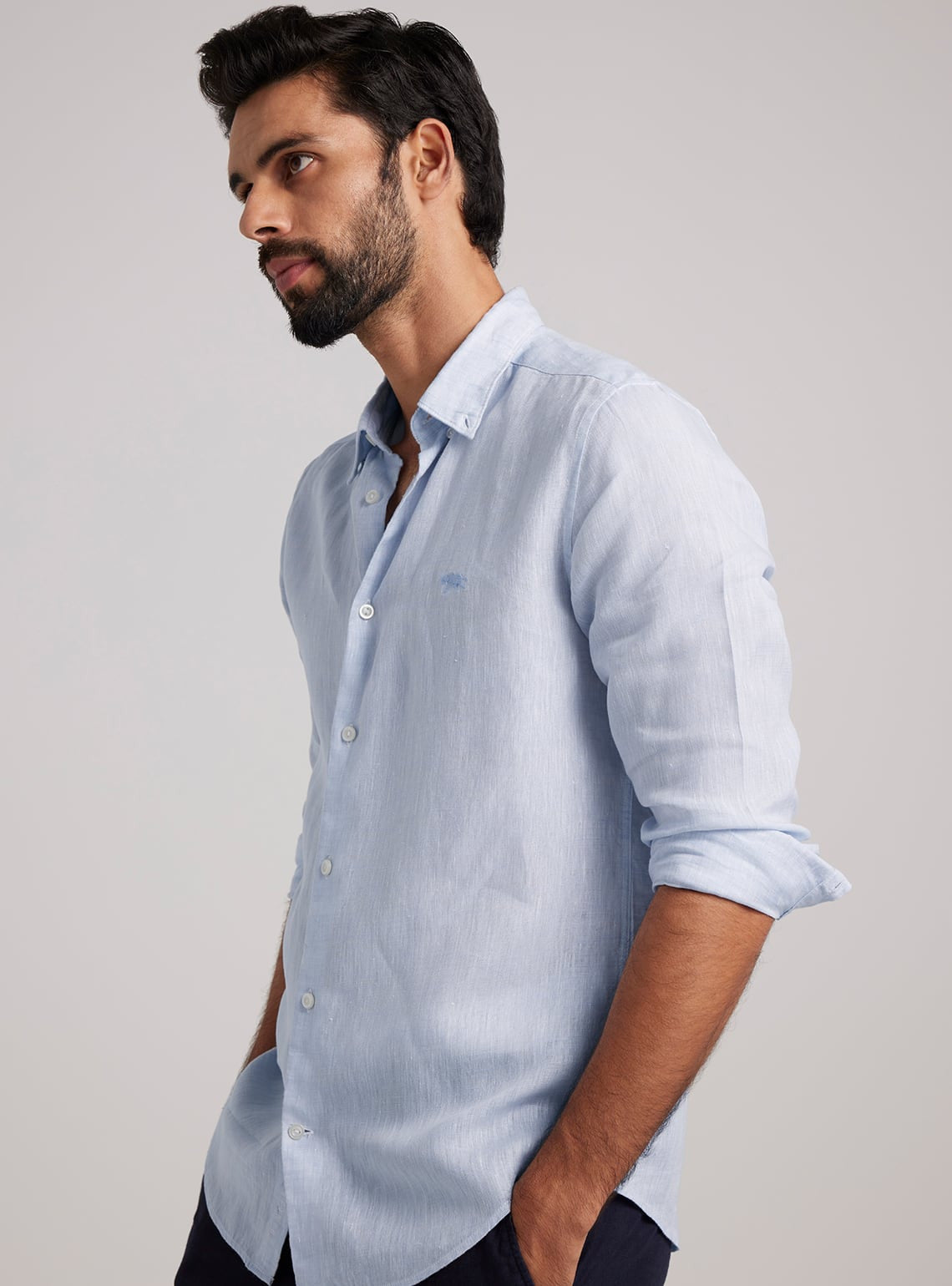 Day Sky Linen Shirt