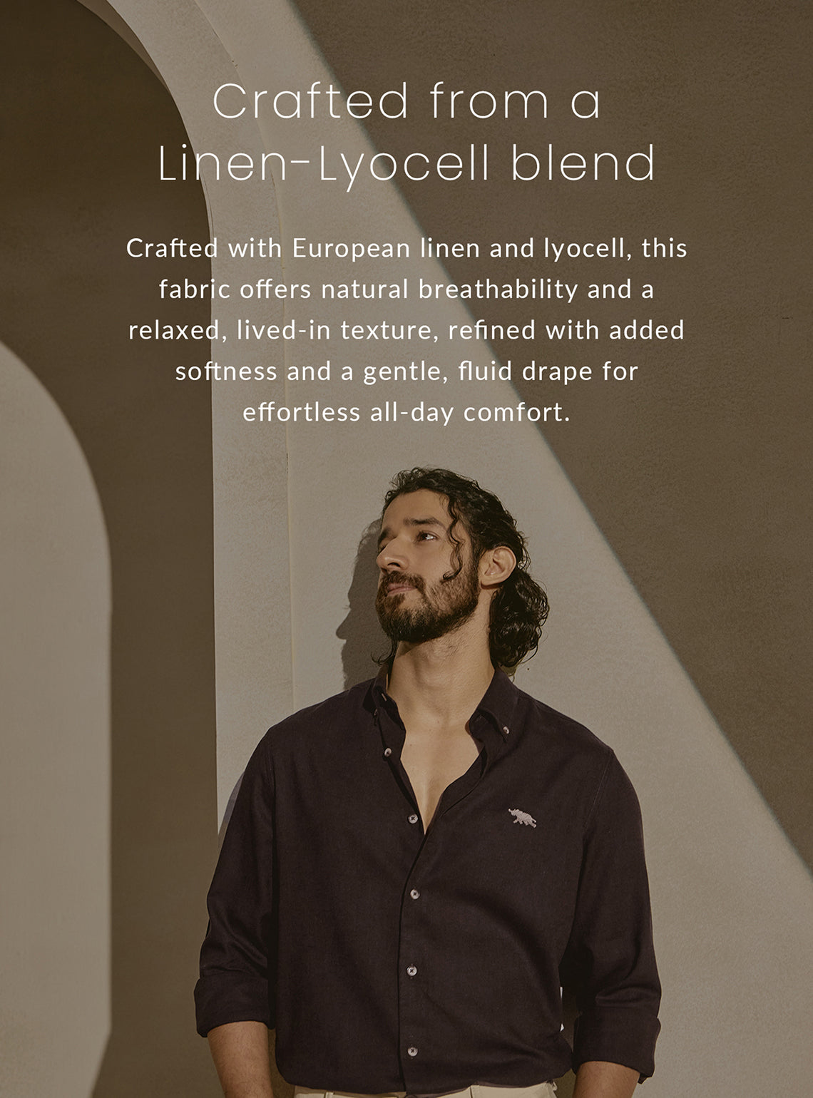 Drift Brown Linen Shirt