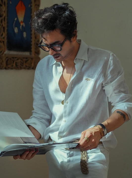 Porcelain Linen Shirt
